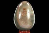 Polished Polychrome Jasper Egg - Madagascar #134568-1